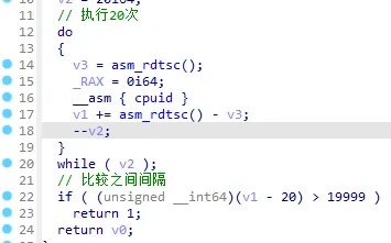 RDTSC 时间检测
