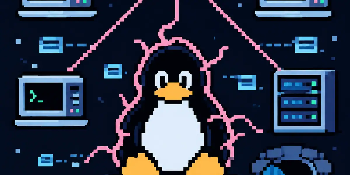 Symbiote Linux rootkit 像素封面